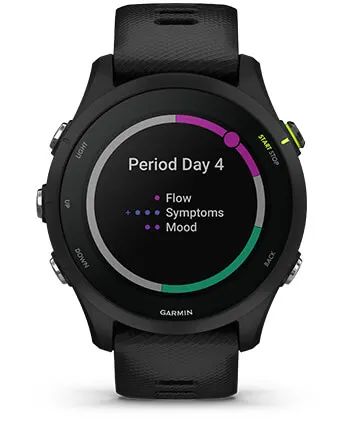 Умные часы Garmin Forerunner 255 Music с белым ремешком